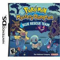 Front cover view of Pokemon Mystery Dungeon Blue Rescue Team for Nintendo DS