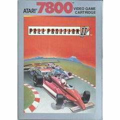 Front cover view of Pole Position II for Atari 7800