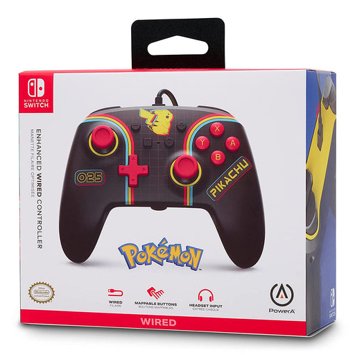 PowerA Enhanced Wired Controller for Nintendo Switch - Pokémon: Pikachu Arcade - Premium Video Game Accessories - Just $29.99! Shop now at Retro Gaming of Denver