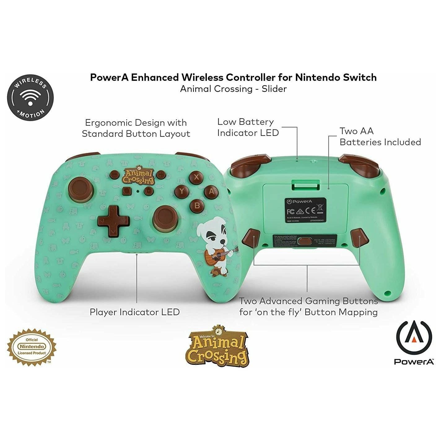 PowerA Enhanced Wireless Controller for Nintendo Switch Pokemon Pikachu  Retro