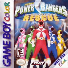Front cover view of Power Rangers Lightspeed Rescue for GameBoy Color