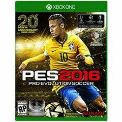 Front cover view of Pro Evolution Soccer 2016 - Xbox One