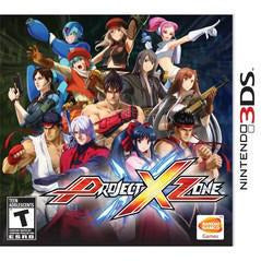 Front cover view of Project X Zone - Nintendo 3DS 
