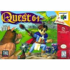 Front cover view of Quest 64 for N64