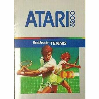 RealSports Tennis - Atari 5200 - Premium Video Games - Just $14.99! Shop now at Retro Gaming of Denver