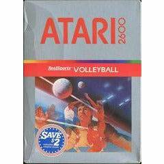Front cover view of RealSports Volleyball for Atari 2600