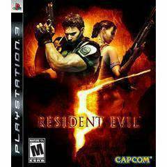 Front cover view of Resident Evil 5 for PlayStation 3