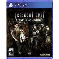 Front cover view of Resident Evil Origins Collection for  PlayStation 4