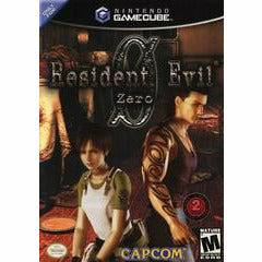 Front cover view of Resident Evil Zero for GameCube