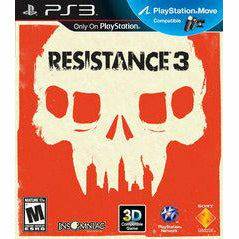 Front cover view of Resistance 3 for PlayStation 3