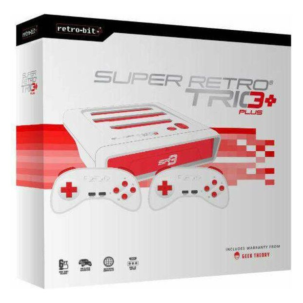 Retro-Bit Super Retro Trio HD Plus 720P 3 in 1 Console System - Just $103! Shop now at Retro Gaming of Denver