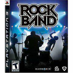 Front cover view of Rock Band for PlayStation 3
