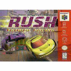 Front cover view of San Francisco Rush for N64