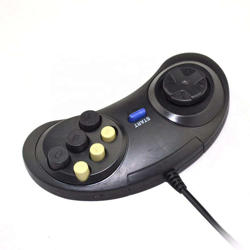 Wired Controller Compatible With Sega Genesis (XYAB) - Premium Video Game Accessories - Just $9.99! Shop now at Retro Gaming of Denver