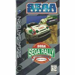 Front cover view of Sega Rally Championship - Sega Saturn