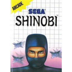 Front cover view of Shinobi - Sega Master System