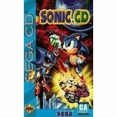 Front cover view of Sonic CD for Sega CD