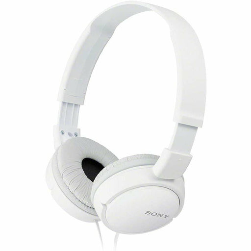 Sony ZX Series Wired On-Ear Headphones, White MDR-ZX110 - Premium Video Game Accessories - Just $19.99! Shop now at Retro Gaming of Denver