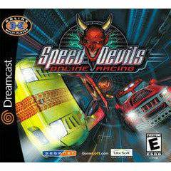 Front cover view of Speed Devils Online Racing for Sega Dreamcast
