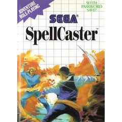 Front cover view of Spellcaster - Sega Master System