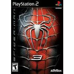 Front cover view of Spiderman 3 for PlayStation 2