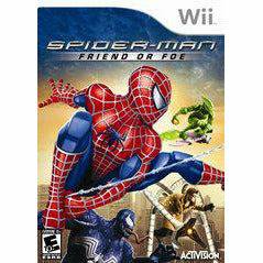Front cover view of Spiderman Friend Or Foe for Wii 