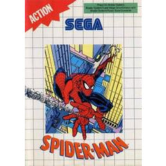 Front cover view of Spiderman - Sega Master System