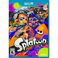 Front cover view of Splatoon for Wii U