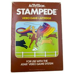 Front cover view of Stampede for Atari 2600