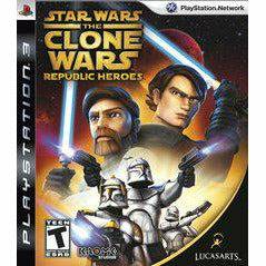 Front cover view of Star Wars Clone Wars: Republic Heroes for PlayStation 3