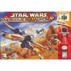 Front cover view of Star Wars Rogue Squadron for N64