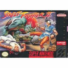 Front cover view of Street Fighter II - Super Nintendo