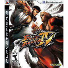 Front cover view of Street Fighter IV for PlayStation 3