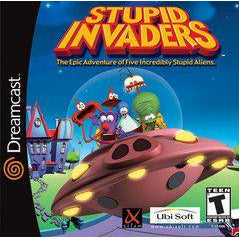 Front cover view of Stupid Invaders Sega Dreamcast