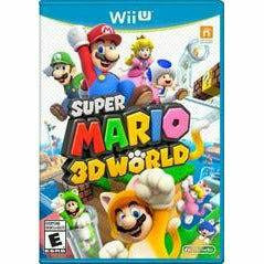 Front cover view of Super Mario 3D World for Wii U