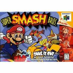 Front cover view of Super Smash Bros. for N64