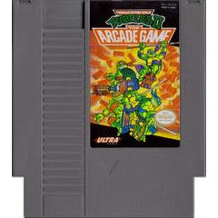 Top view of cartridge for Teenage Mutant Ninja Turtles II - NES