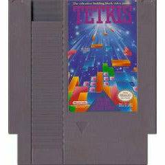 Front cartridge view of Tetris - NES