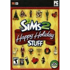 Front cover view of The Sims 2 Happy Holiday Stuff for PC