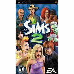 Front cover view of The Sims 2 for PSP