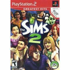 Front cover view of The Sims 2 [Greatest Hits] for PlayStation 2