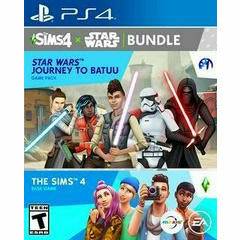 Front cover view of The Sims 4 & Star Wars Bundle for PlayStation 4