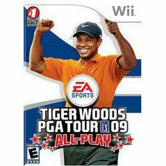 Front cover view of Tiger Woods 2009 All-Play for Wii