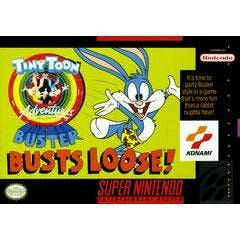 Front cover view of Tiny Toon Adventures Buster Busts Loose for SNES