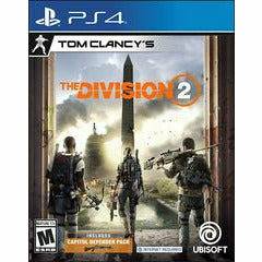 Front cover view of Tom Clancy's The Division 2 for PlayStation 4