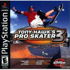 Front cover view of Tony Hawk 3 for Playstation