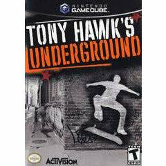 Front cover view of Tony Hawk Underground for GameCube