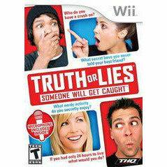 Truth Or Lies - Wii - Premium Video Games - Just $9.29! Shop now at Retro Gaming of Denver