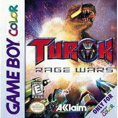 Front cover view of Turok Rage Wars for GameBoy Color
