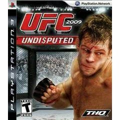 Front cover view of UFC 2009 Undisputed for PlayStation 3